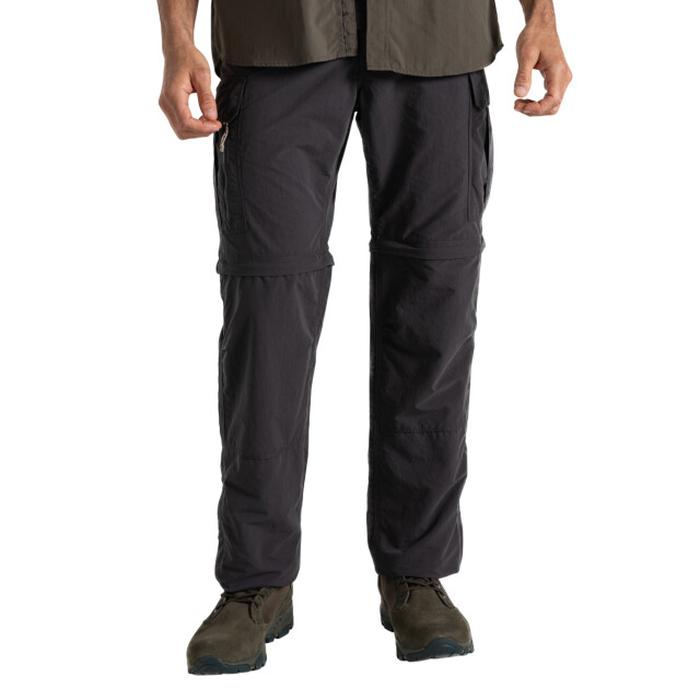 Craghoppers Heren nosilife iii cabrio cargo broek UTCG2141_blackpepper large