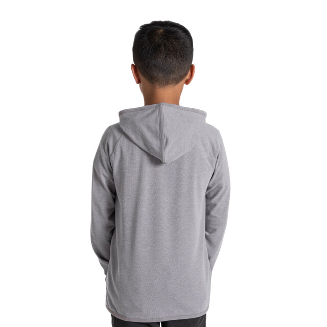 Craghoppers Frey nosilife hooded jacket voor kinderen/kinderen UTCG2132_softgreymarl large