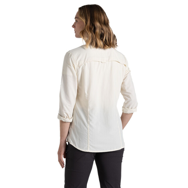 Craghoppers Dames adventure iii nosilife shirt met lange mouwen UTCG2166_seasalt large