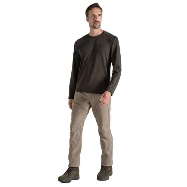 Craghoppers Heren abel nosilife t-shirt met lange mouwen UTCG2195_woodlandgreen large