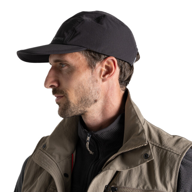 Craghoppers Unisex volwassen multi active ii nosilife baseballpet UTCG2242_blackpepper large