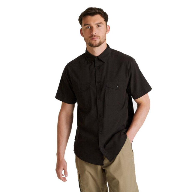 Craghoppers Expert kiwi overhemd met korte mouwen voor heren UTLT475_black large