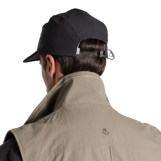 Craghoppers Unisex volwassen multi active ii nosilife baseballpet UTCG2242_blackpepper large