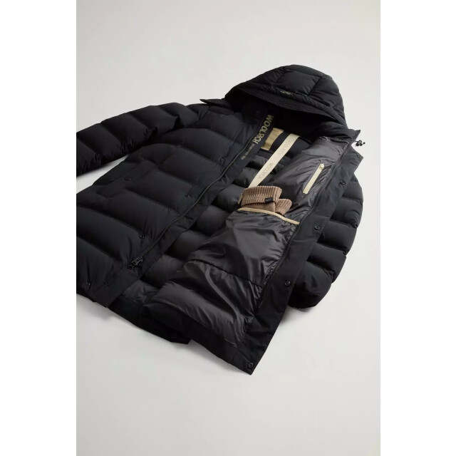 Woolrich Men matt stretch long puffer 159674593 large