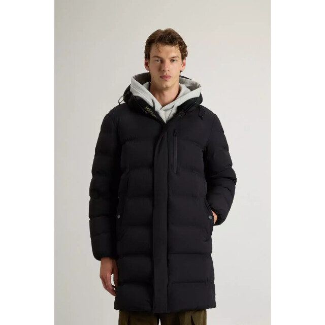 Woolrich Men matt stretch long puffer 159674593 large