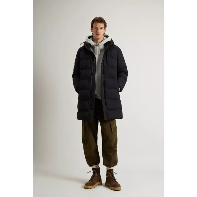 Woolrich Men matt stretch long puffer 159674593 large