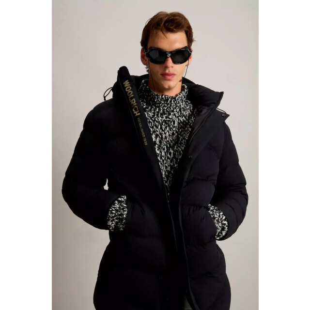 Woolrich Men matt stretch long puffer 159674593 large