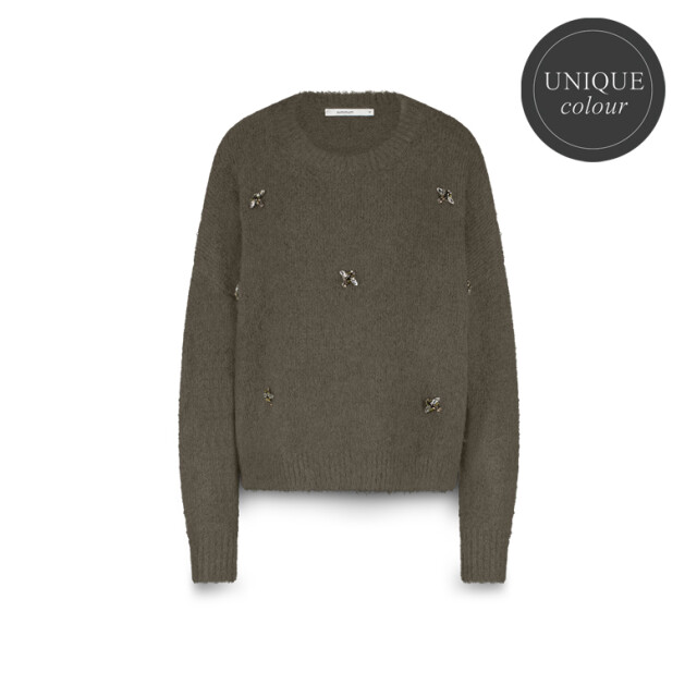 Summum Embellished sweater cozy melange knit sweaters 7s7944-7997 7s7944-7997 large