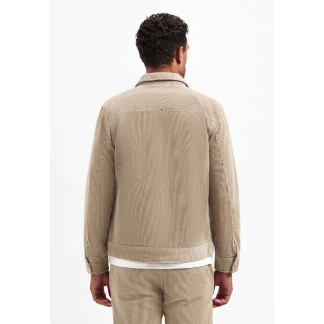 No Excess Overshirt zipper corduroy coord sand 29510907-015 large