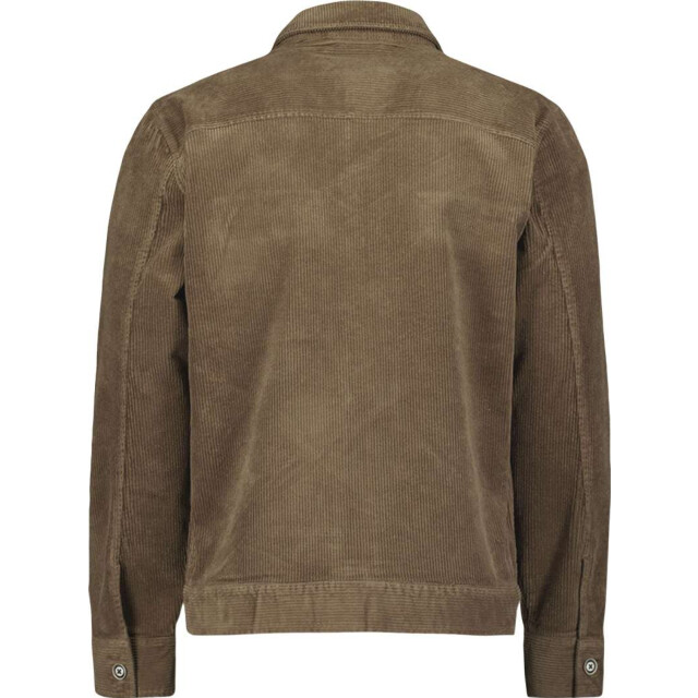 No Excess Overshirt zipper corduroy coord taupe 29510907-044 large