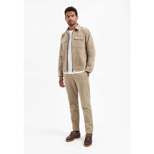 No Excess Overshirt zipper corduroy coord sand 29510907-015 large