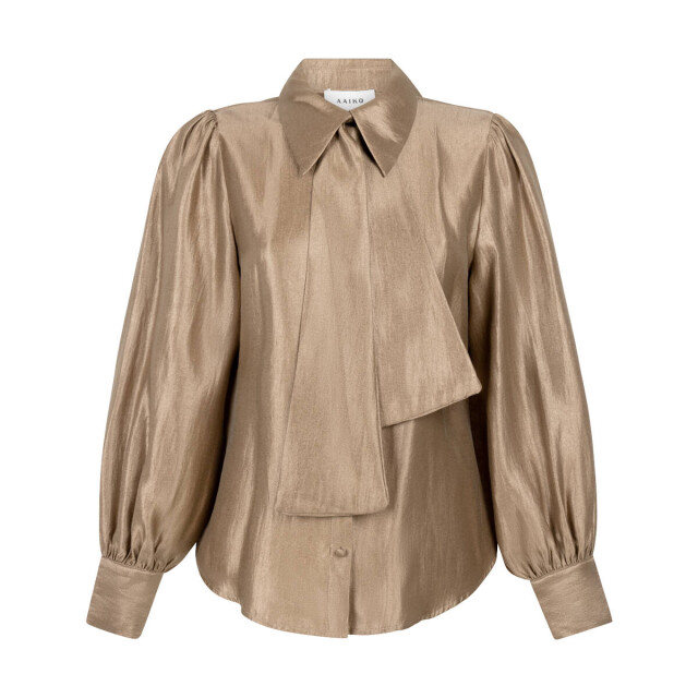 Aaiko Blouse lange mouw veronne tie shimm Aaiko Blouse lange mouw VERONNE TIE SHIMM large