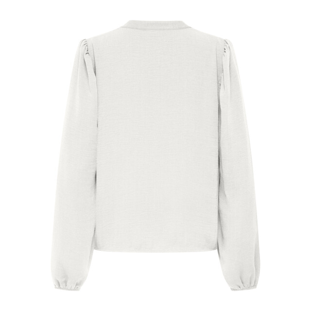 Jacqueline de Yong rachel life l/s v-neck top wvn 15355360 cloud dancer 06615.198.0123 large