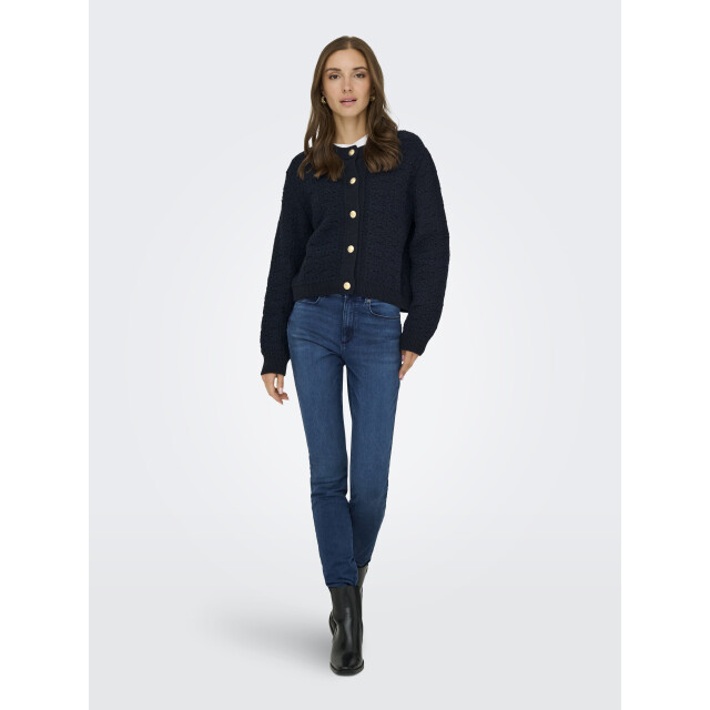 Jacqueline de Yong jonna life l/s cardigan knt 15354847 total eclipse 06741.261.0032 large