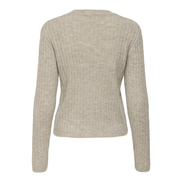 Jacqueline de Yong ella life l/s o-neck bling pull 15355465 dark grey melange 06712.940.0103 large