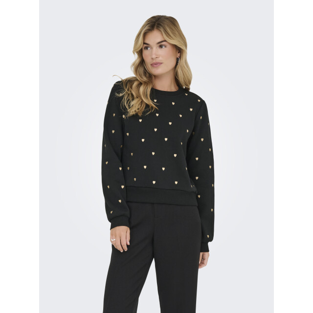Only onlatika l/s o-neck glitter emb. bo 15355802 - 06721.991.0075 large