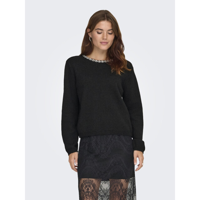Jacqueline de Yong alva life l/s embellish pullover 15351917 - 06712.991.0182 large