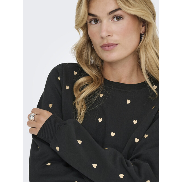 Only onlatika l/s o-neck glitter emb. bo 15355802 - 06721.991.0075 large