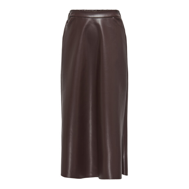 Jacqueline de Yong salud long pu skirt jrs 15359993 chocolate torte 06415.880.0009 large