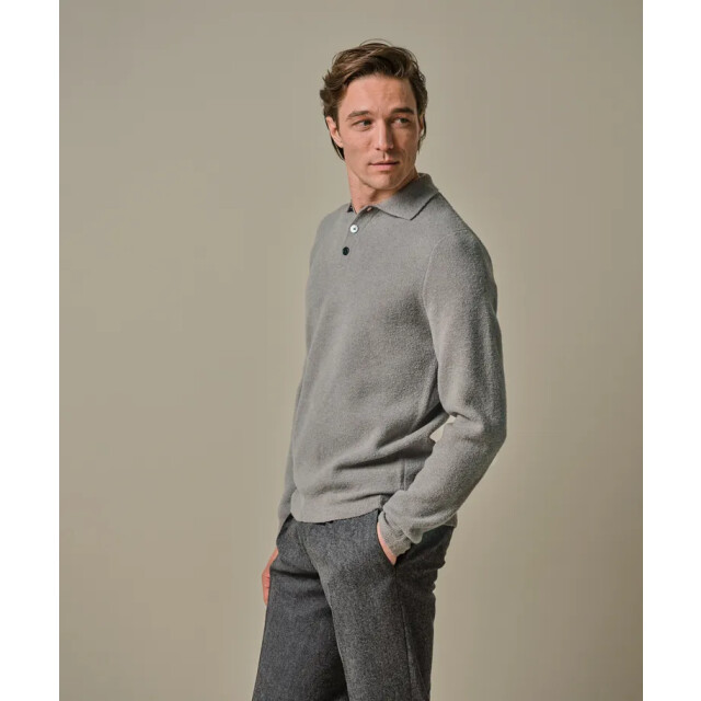 Profuomo polo ls ppwj30033d c2 mid grey 05312.940.0009 large