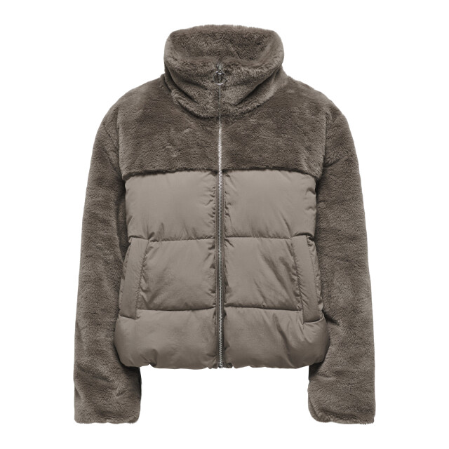 Only onlwanja fur puffer mix jacket cc o 15292945 walnut 06111.840.0018 large