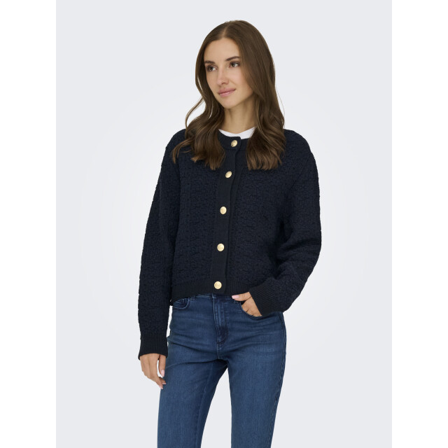 Jacqueline de Yong jonna life l/s cardigan knt 15354847 total eclipse 06741.261.0032 large