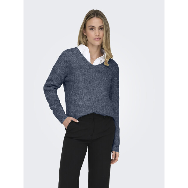 Only onlcamilla v-neck l/s pullover knt 15204588 vintage 06712.280.0006 large