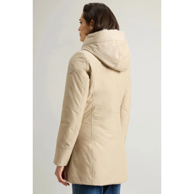 Woolrich Women boulder faux fur parka oxford tan 159673634 large