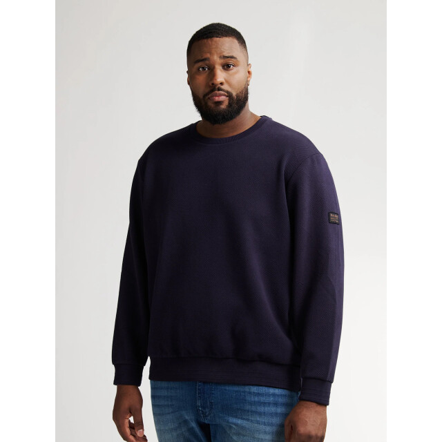 Petrol Industries Heren sweater m-3050-swr3100 5092 royal navy Petrol M 3050 SWR3100 5092RoyalBlue large
