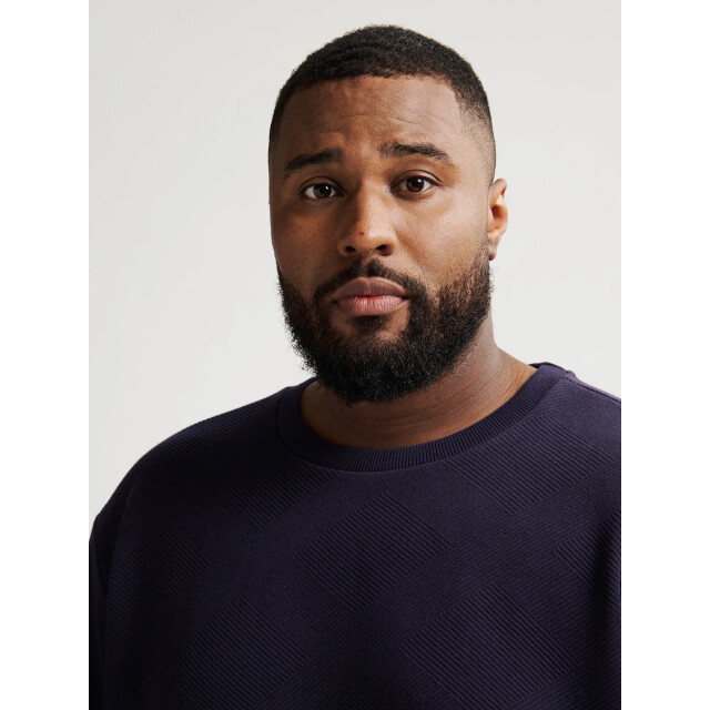 Petrol Industries Heren sweater m-3050-swr3100 5092 royal navy Petrol M 3050 SWR3100 5092RoyalBlue large