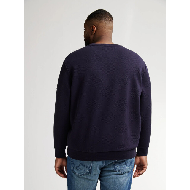 Petrol Industries Heren sweater m-3050-swr3100 5092 royal navy Petrol M 3050 SWR3100 5092RoyalBlue large