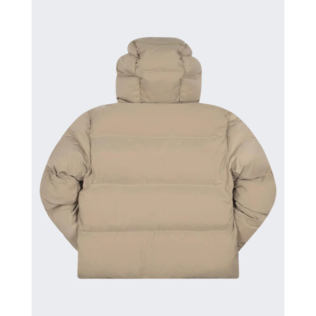 Bram's Fruit Heren hooded puffer jacket 901-Khaki large