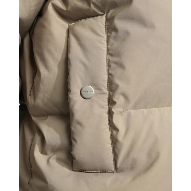 Bram's Fruit Heren hooded puffer jacket 901-Khaki large
