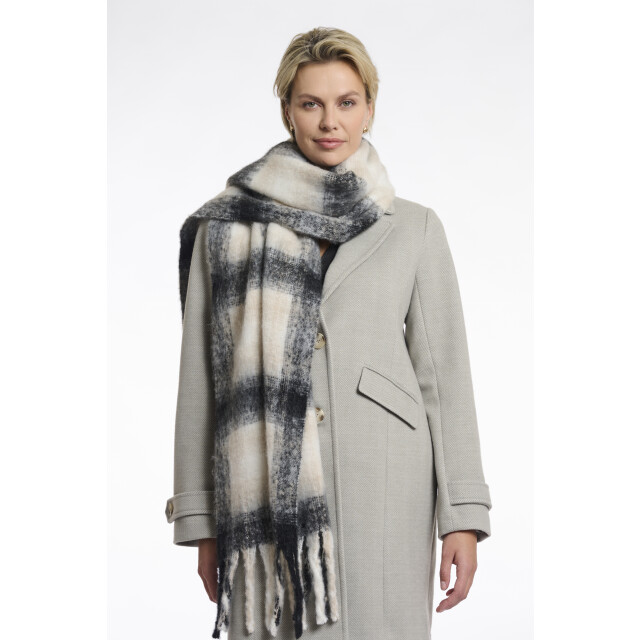 Rino & Pelle checked scarf hipke.7002512 light grey 06811.910.0001 large