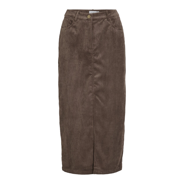 Vila viemily midi corduroy skirt/lc/1 14102702 coffee bean 06415.882.0003 large