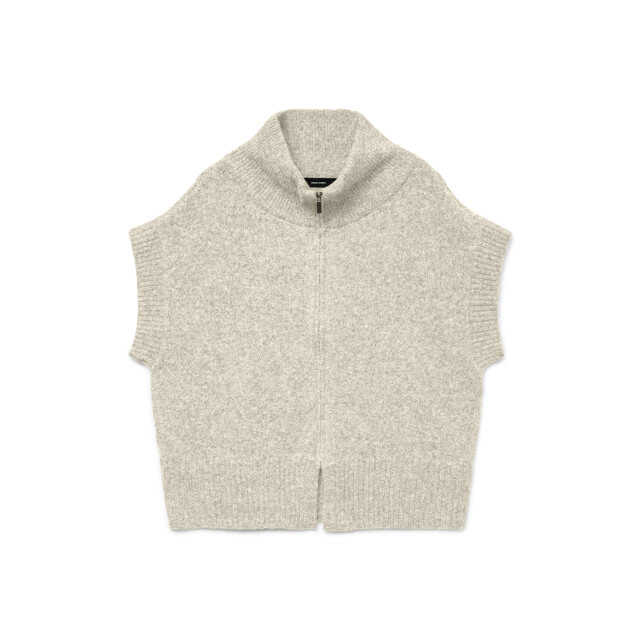 Vero Moda vmbang sl highneck zipper vest boo 10331524 birch 06741.198.0070 large