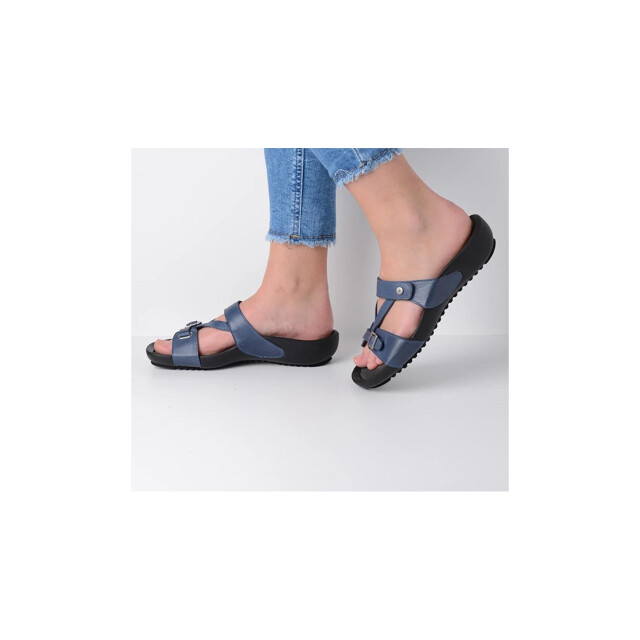 Wolky 0100031 840 jeans Slippers Blauw 0100031 840 jeans large