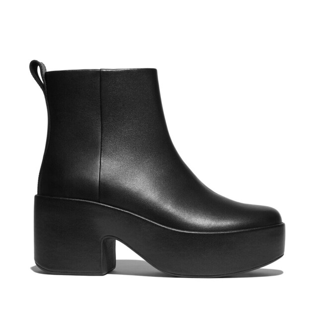 FitFlop Platfforms leather heeled ankle boots E4Z large