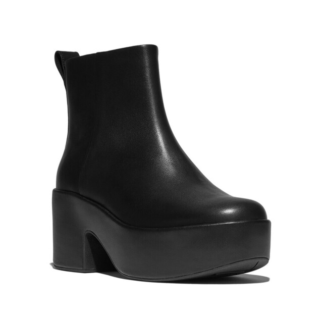 FitFlop Platfforms leather heeled ankle boots E4Z large