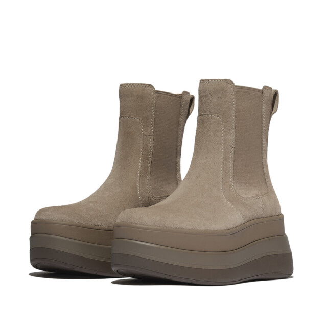 FitFlop F-mode stack suede chelsea boots E2K large