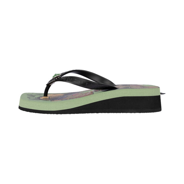Uzurii Beach printed stella mid heel groen 25138161891420541920512121139485512-71815514 large