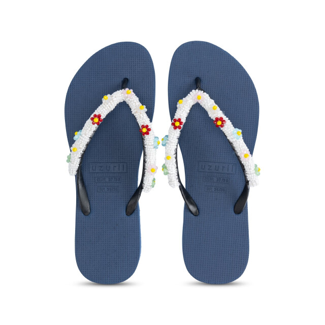 Uzurii Flowery white aby marineblauw 61215235182523892051225-13118914521212123 large