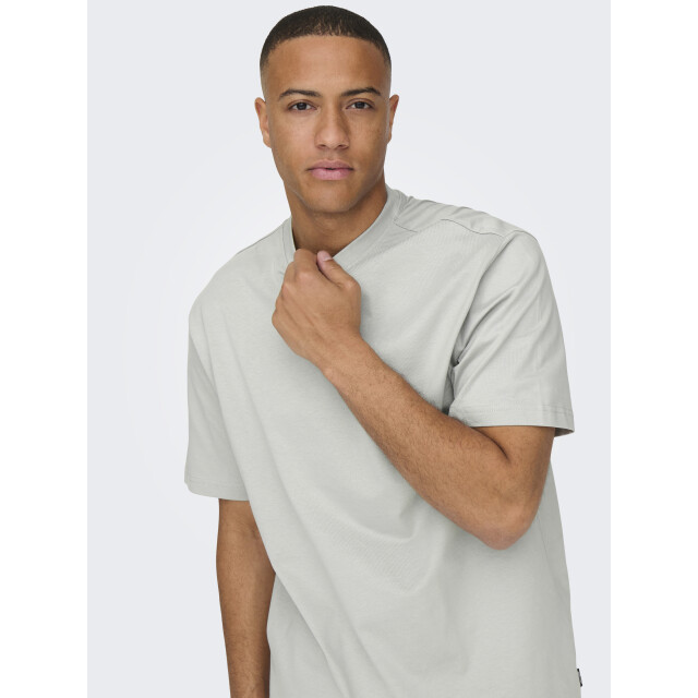 Only & Sons onsfred life rlx ss tee noos 22022532 mirage gray 05011.940.0071 large