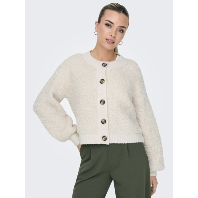 Jacqueline de Yong eira life l/s o-neck cardigan kn 15337012 birch 06741.198.0052 large