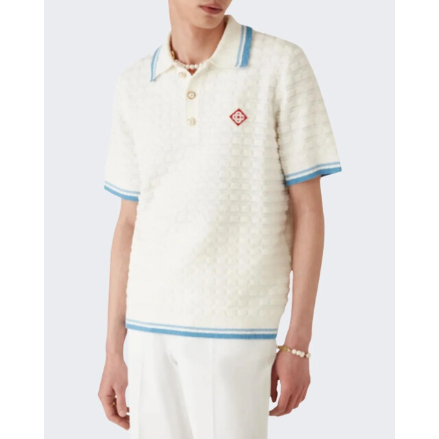 Casablanca Heren boucle polo MPF25-KW-999-01 large