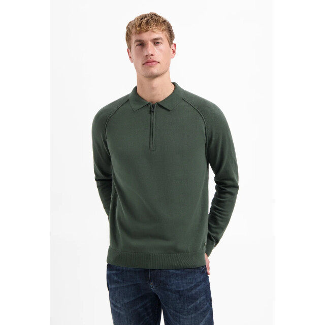 No Excess Heren polo trui 29230962sn 052 dark green NoExcess Trui 29230962SN 052DarkGreen large