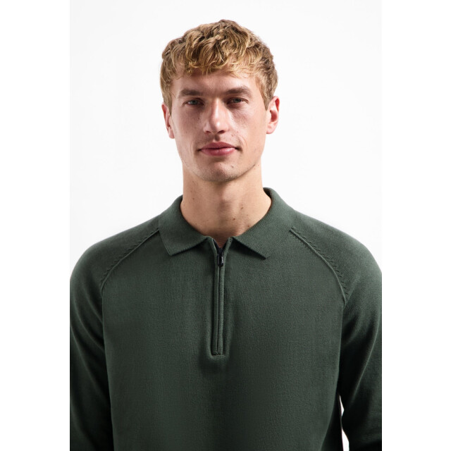 No Excess Heren polo trui 29230962sn 052 dark green NoExcess Trui 29230962SN 052DarkGreen large