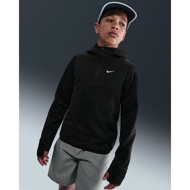 Nike big kids' therma-fit 1/2-zip t hoodie jongens - 072985_995-L large