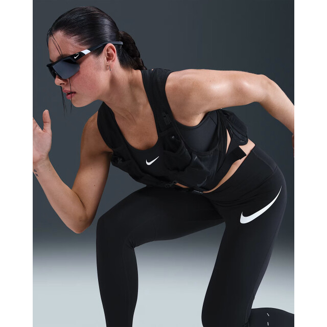 Nike tempo swoosh run women's high- hardloop legging 7/8 dames - 072937_990-L large