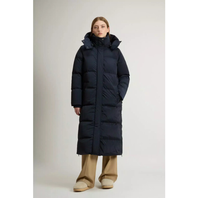 Woolrich Women extra long kelly parka melton 159722056 large